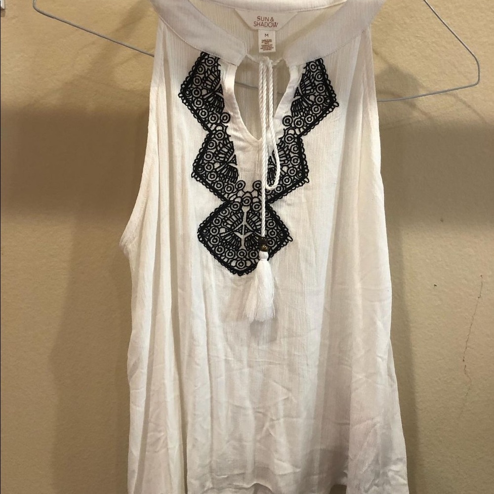 Sun & Shadow flowy top